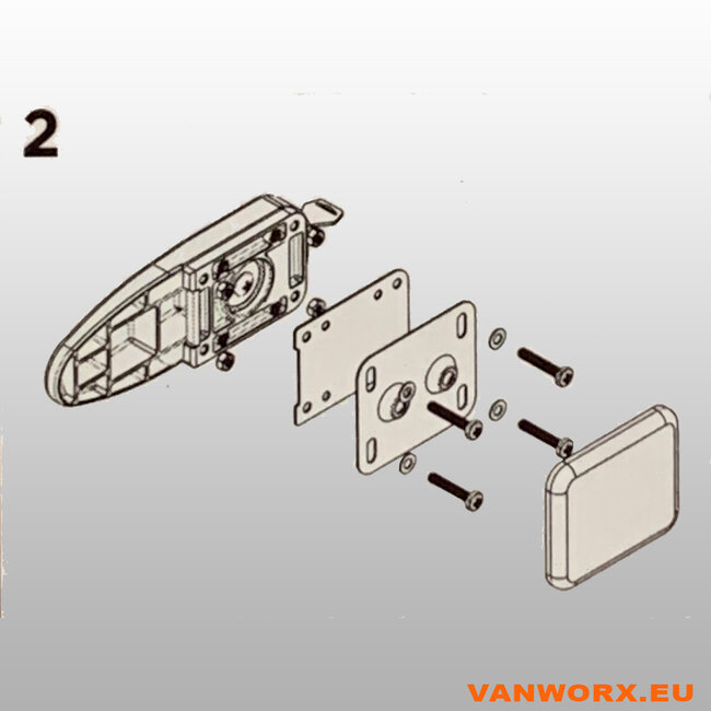 Thule Universal Lock – Double Pack | Sécurité Supplémentaire pour Portes et Trappes de Véhicule