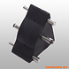 Connector Ecke LED-Streifen Alu Connector Ecke LED-Streifen Alu