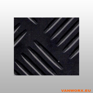 Alfombra de goma patrón 5 nervaduras