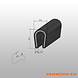 Klemprofiel PVC 1-2 mm Klemprofiel PVC 1-2 mm