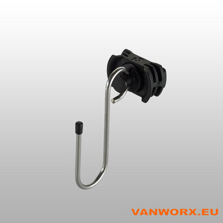Robuuste Bindrailhaak met Plunjer | 50 daN | Vanworx