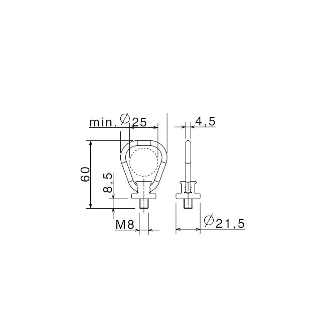KERL Point d'arrimage pour parquet