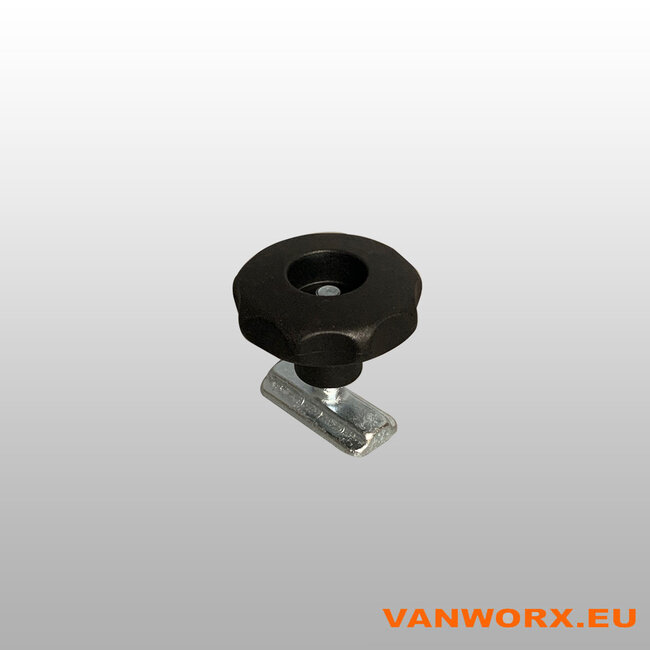 KERL Racor de tornillo/corredera para rieles de avión M8 x 22S Corredera