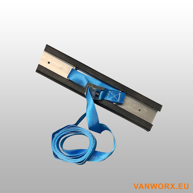 Rail de verrouillage en aluminium avec caoutchouc