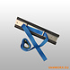Aluminum locking rail with rubber Aluminum locking rail with rubber