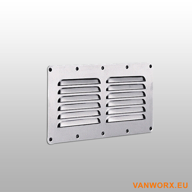 Plaque à Ouïes en Acier Inoxydable Sortimo 232x113 mm
