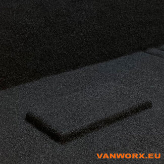 Zwarte Bekledingsstof Stretch Trunkliner | Vanworx