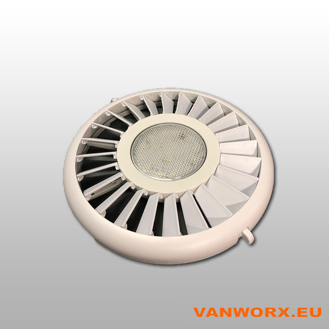 Sluitbaar ventilatierooster Luxe Ø280 mm met LED 24V