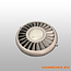 Closable ventilation valve Luxe Ø280 mm with LED 24V