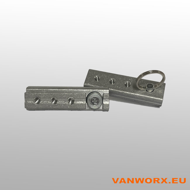 KERL Adaptateur coulissant universel pour rails d'ancrage 3 x M8