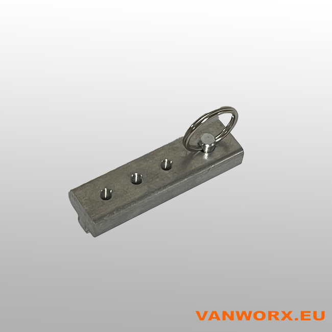 Adaptateur amovible universel pour les pour rails d'ancrage KERL 3 x M8 QC