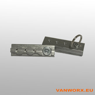 Uitneembare Adapter Bindrails 3x M8 QC | 1000 daN | Vanworx