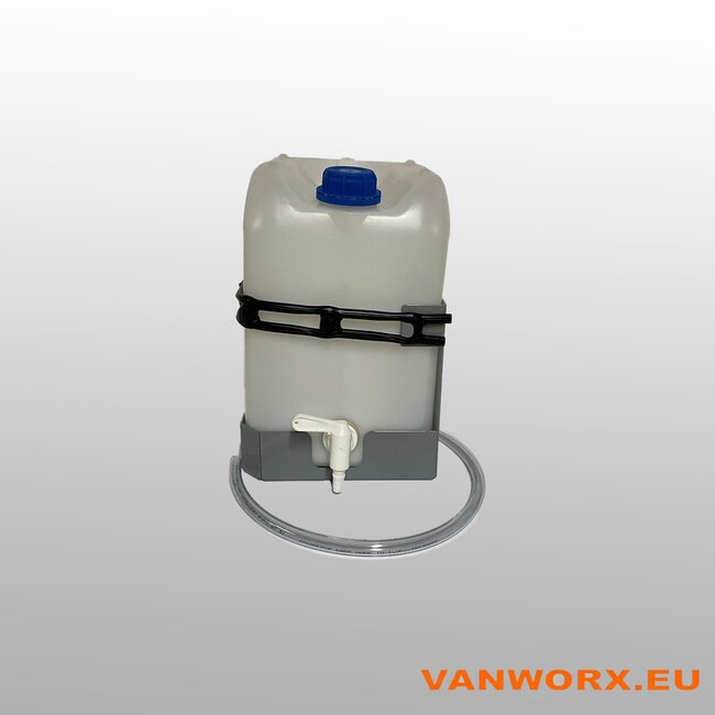 Jerrycan with Mounting Bracket and Hose | The Compact Solution for Liquid Storage