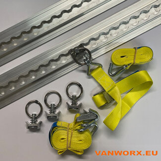 Set Carriles de Sujeción con Brida Estándar 572 y 588 mm