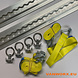 Satz Airline Schienen Aluminium Standardflansch 572 mm und 588 mm Satz Airline Schienen Aluminium Standardflansch 572 mm und 588 mm