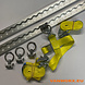 Setje aluminium bindrails light 498 mm Setje aluminium bindrails light 498 mm