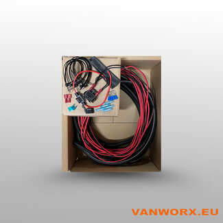 Roof fan connection with set 3-way switch