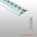 Bindrails Aluminium lijmbaar Bindrails Aluminium lijmbaar