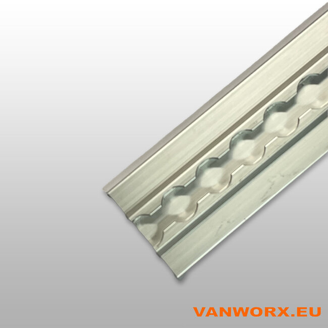 Airline tracks Aluminum glueable