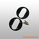 Flettner Slimline universele hoogte adapter voor op het dak Flettner Slimline universele hoogte adapter voor op het dak