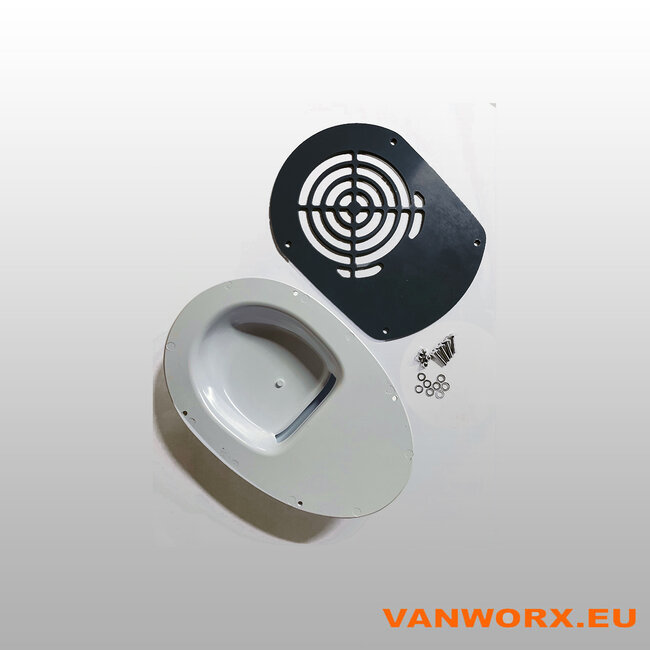 Ventilador completo con material de montaje incluido.