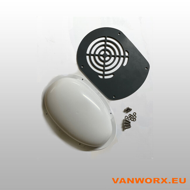 Ventilador completo con material de montaje incluido.