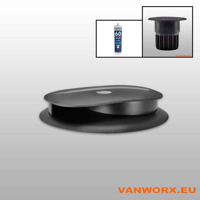 Flettner Slimline Set met vloerventilatie en kit