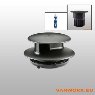 Flettner TCX-2 Set Krachtige Dakventilator, Kit & Vloer | Vanworx