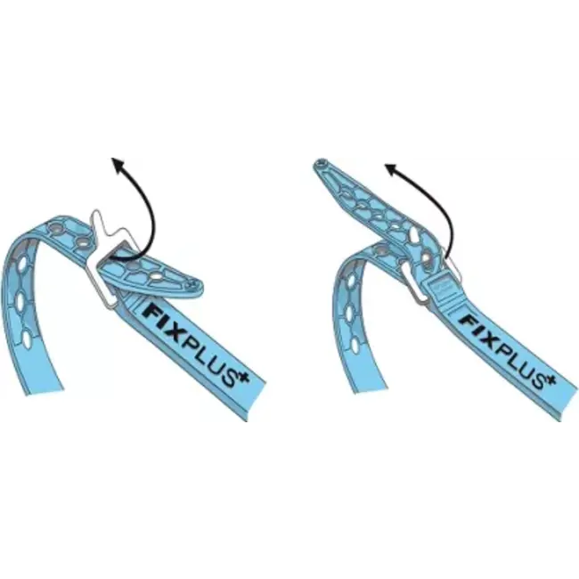 FixPlus+ Sangles Fixplus 15 cm- La sangle d'arrimage ultime pour chaque situation