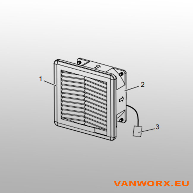 Eberspächer Eberpächer A.D.P. 200 Wandbeluchter (12V) - Betrouwbare Ventilatie voor Diverse Toepassingen