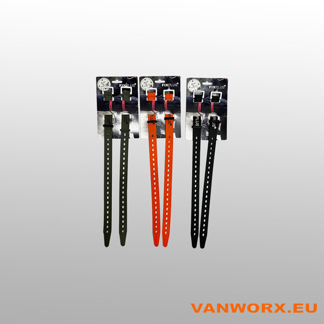 FixPlus+ Sangles Fixplus 46 cm- La sangle d'arrimage ultime pour chaque situation