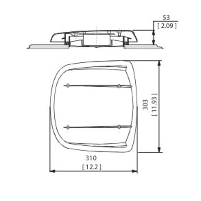 Eberspächer Montageplaat Mercedes-Benz Sprinter voor Eberspächer ADT 750 Dakventilator - Eenvoudige Installatie