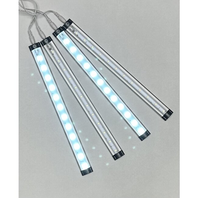 Kompakt und Hell: Flache LED-Leiste mit Schalter (300 mm)