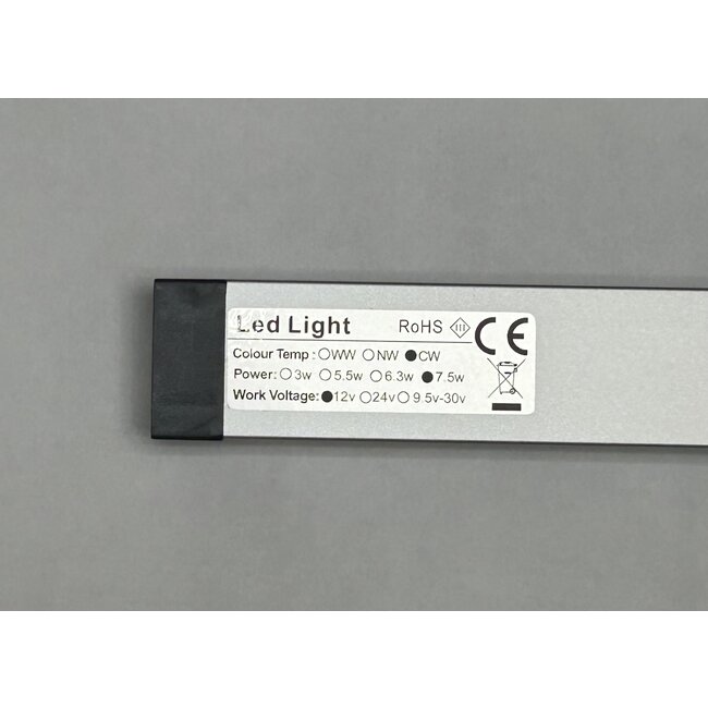 Long and Bright: Flat LED Strip with Switch (1000 mm)