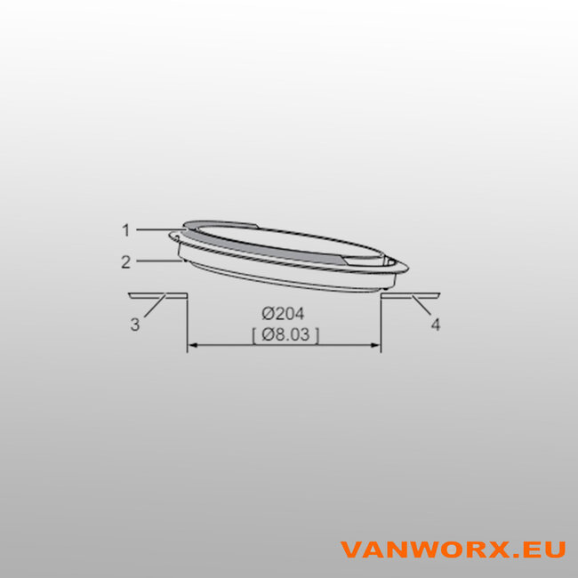 Eberspächer Ventilador de Techo Eberpächer A.D.T. 750 (12V) - Potente Extracción para un Clima Óptimo