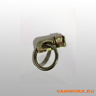Double Stud for airline rail with ring