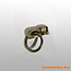 Double Stud with ring for airline rail with ring