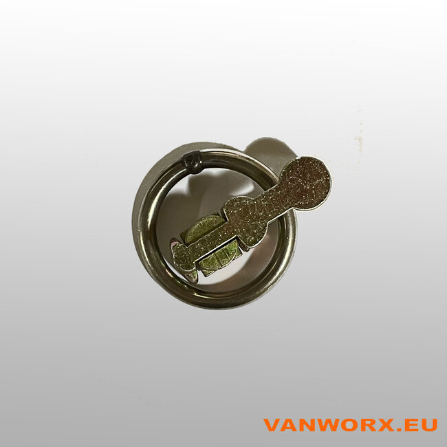 Double Stud met ring voor bindrail met ring