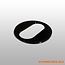 Flettner Slimline 10mm height adapter for rear of MAN TGE roof