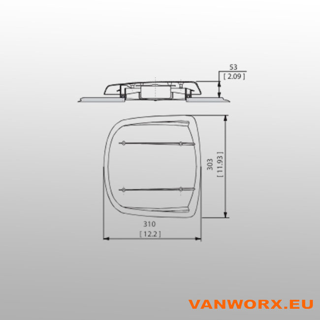 Eberspächer Complete Eberpächer A.D.T. 750 set met montageplaat, kit & vloerventilatie voor Renault Master