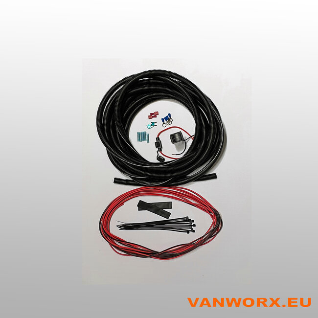 Elektrische Dakventilator | Complete installatieset voor 12 Volt Ronde dakventilator