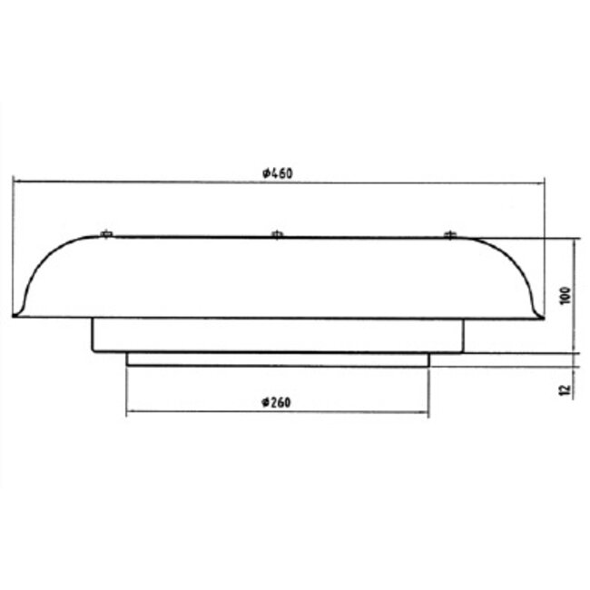 Dakventilator Heavy Duty 24 Volt BASICS | Excl. extra's