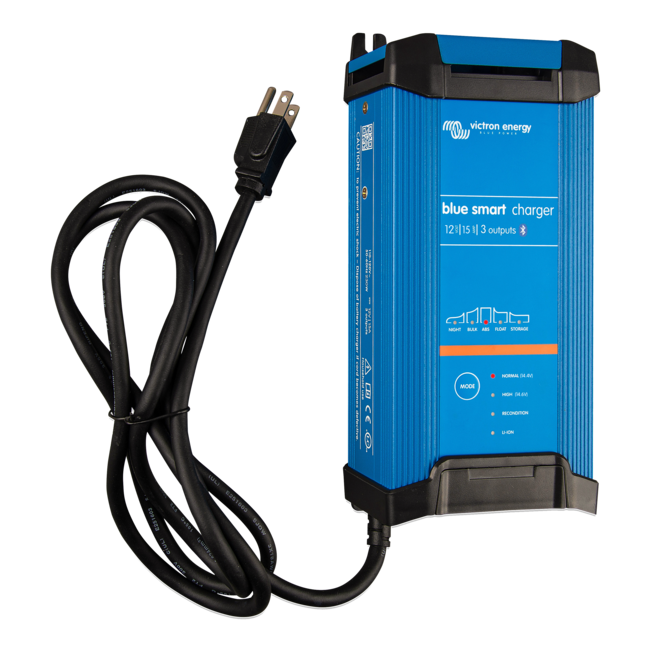 Victron Chargeur de batterie Blue Smart IP22 trois sorties | 12 volts15 ampère
