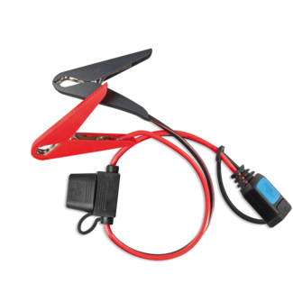Victron Battery Clamps with Fuse for IP65 with DC plug