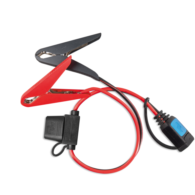 Victron aansluitklemmen met zekering voor IP65 met DC-stekker