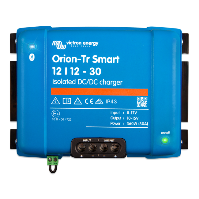 Victron Orion-Tr Smart  Geïsoleerde DC-DC Acculader | 12/12-30A (360W)
