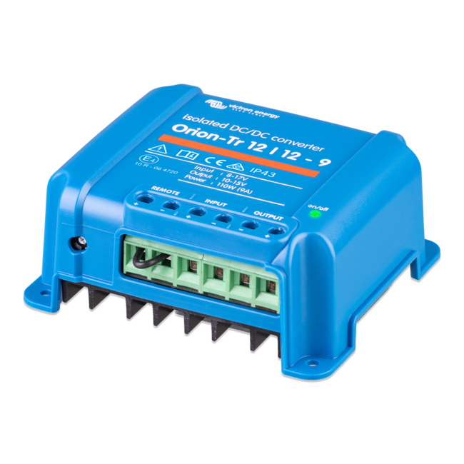 Victron Orion-Tr Smart  Geïsoleerde DC-DC omvormer | 12/12-9A (110W)