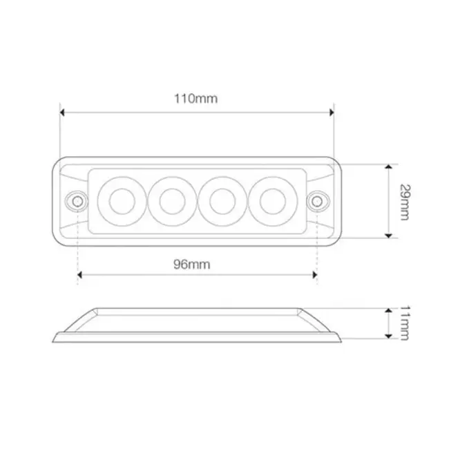 Ultraflacher Slimline  S11F4002-225