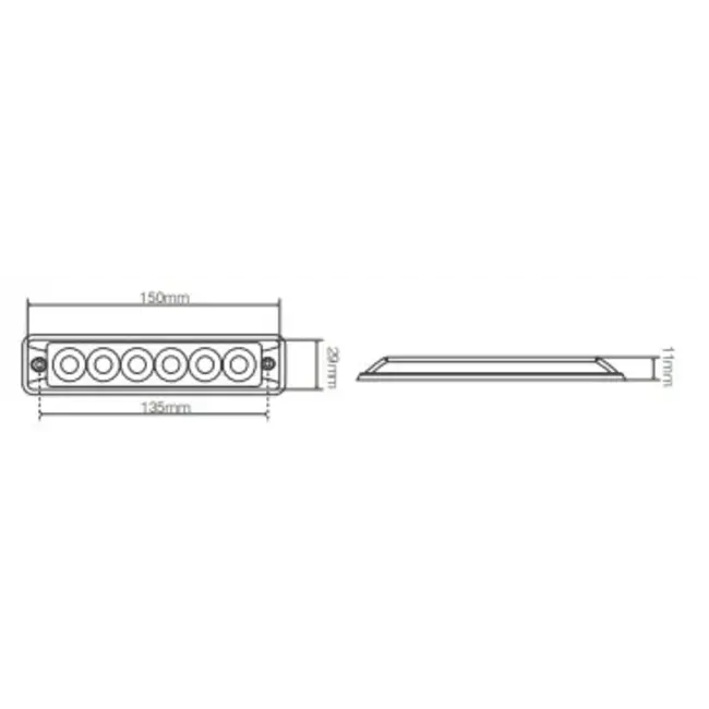 Ultra-plat Slimline  S11F6002