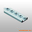 Jeu de rail d'arrimage en aluminium light 2x 695 mm